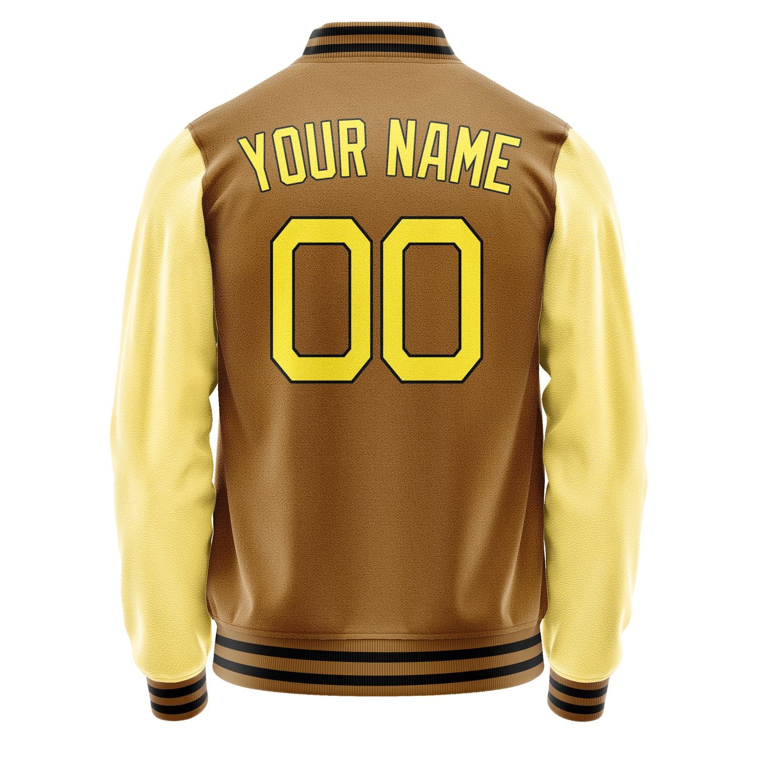 Maßgeschneidertes Khaki Blassgelb Jacke JA2222262217B21726