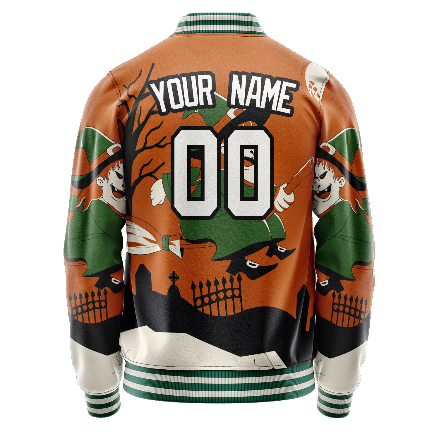 Maßgeschneidertes Braun Halloween Jacke