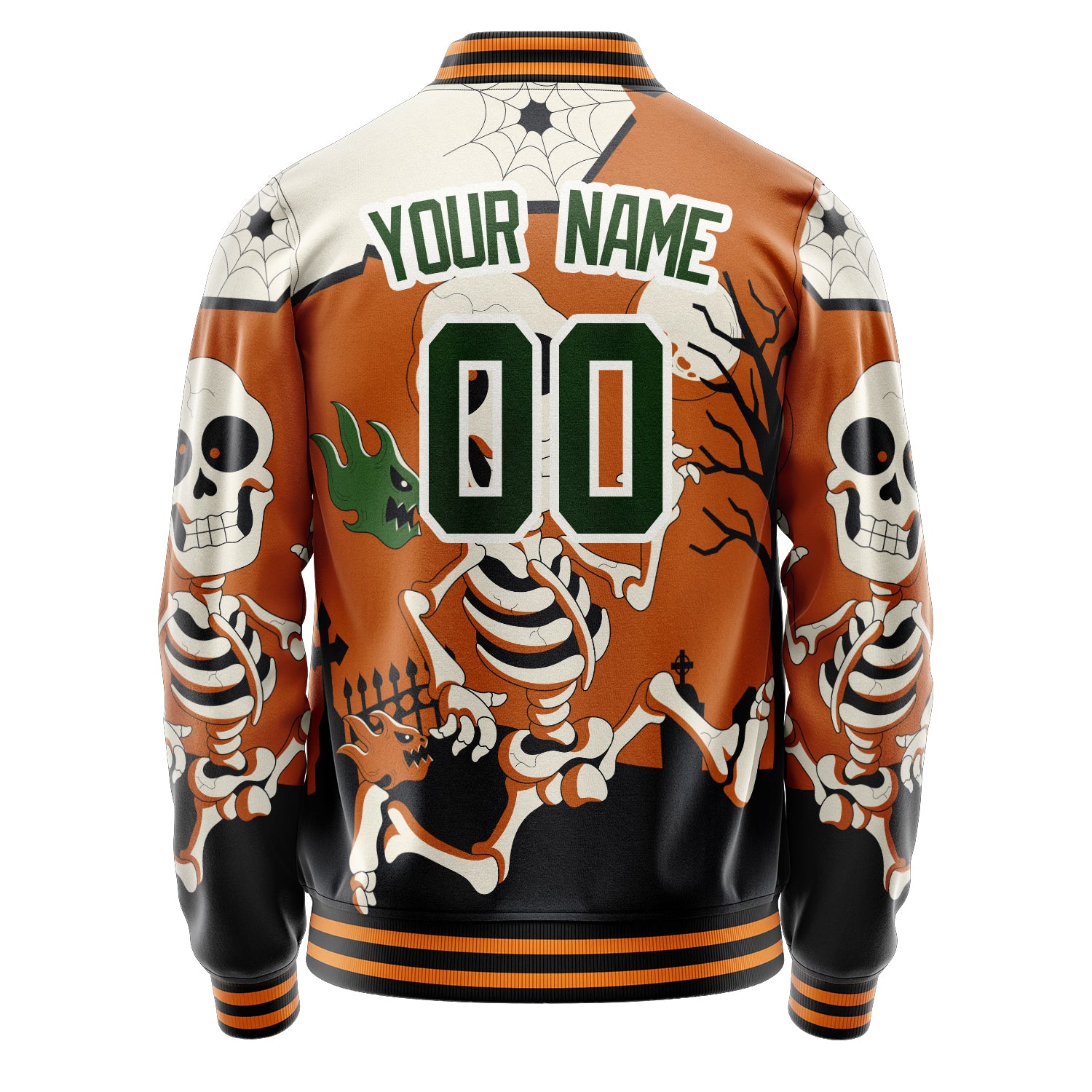 Maßgeschneidertes Braun Halloween Jacke