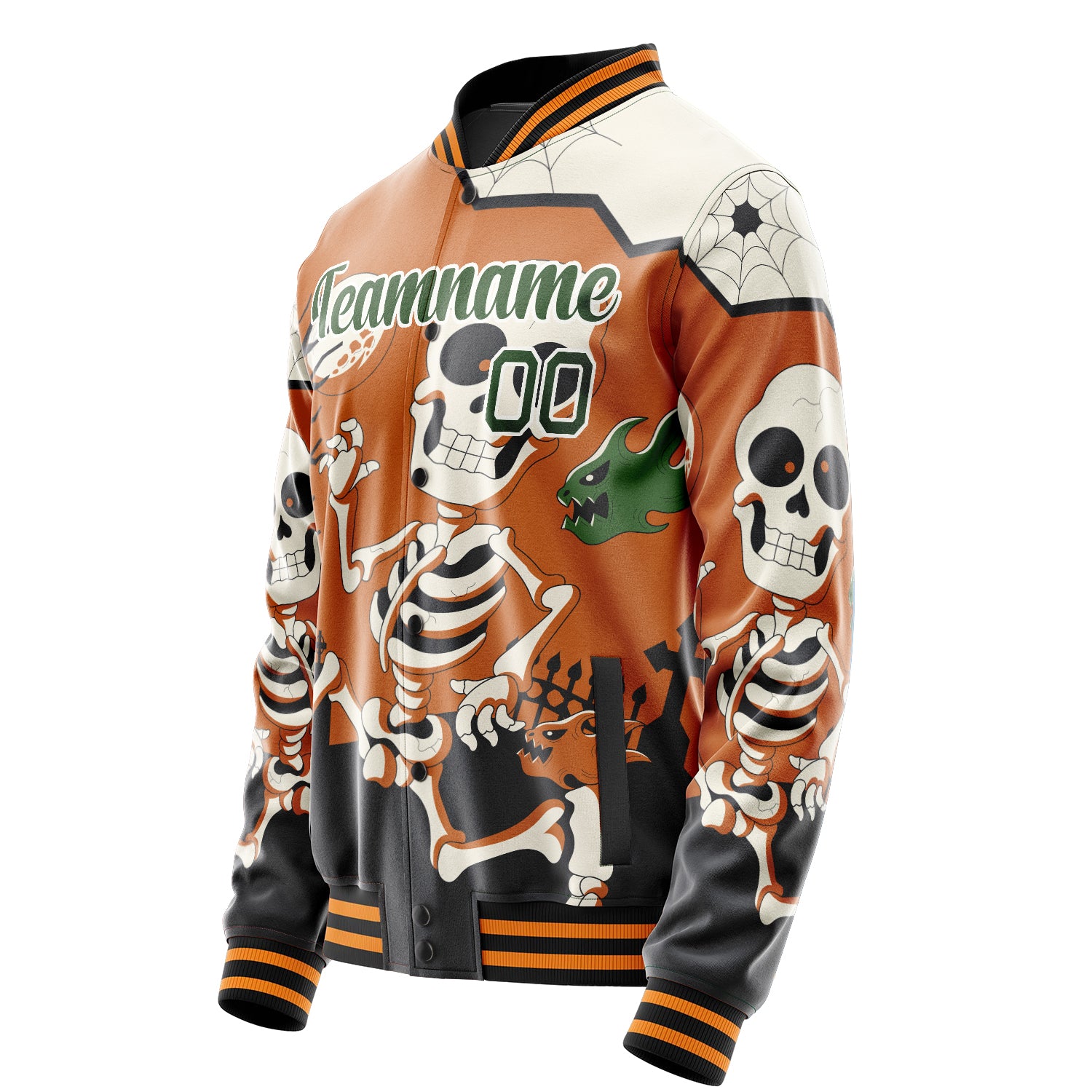 Maßgeschneidertes Braun Halloween Jacke