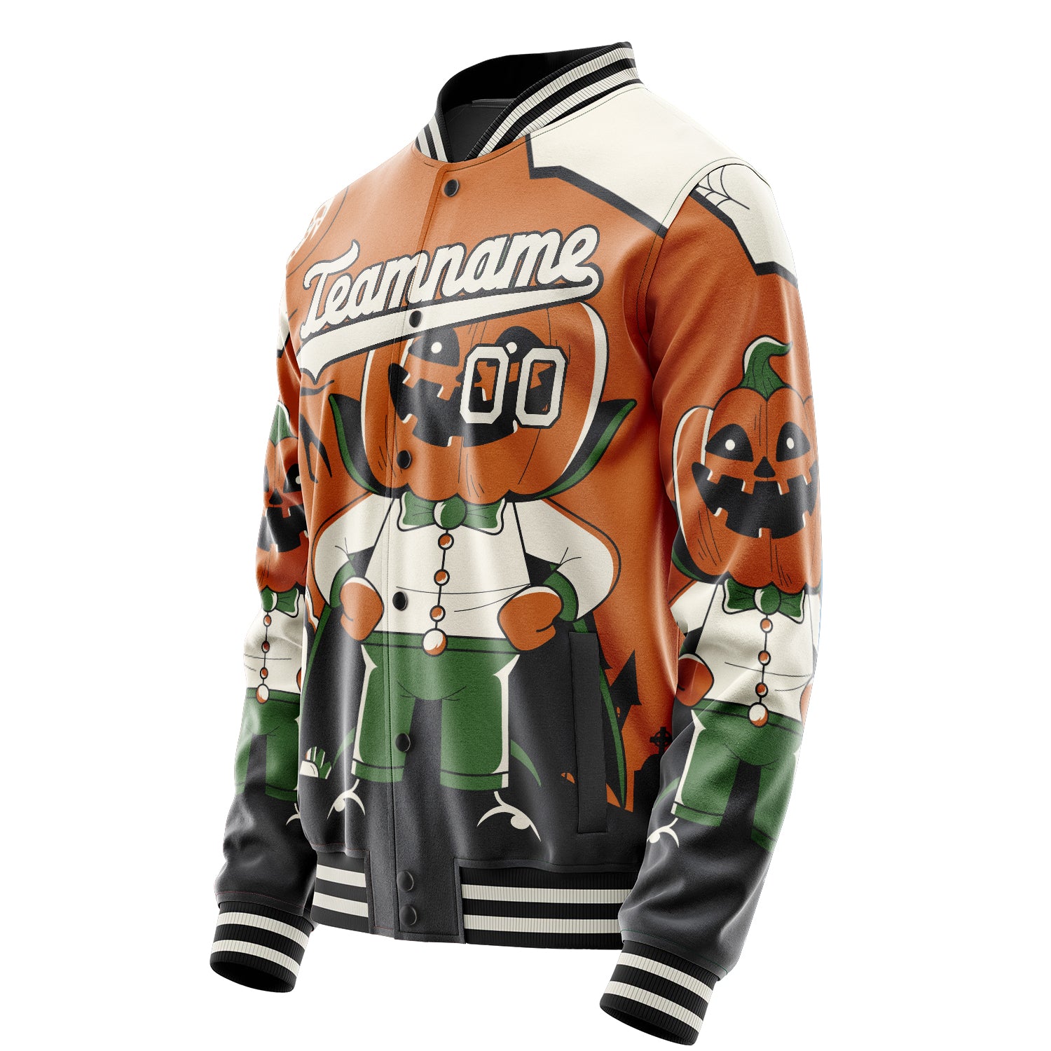 Maßgeschneidertes Braun Halloween Jacke