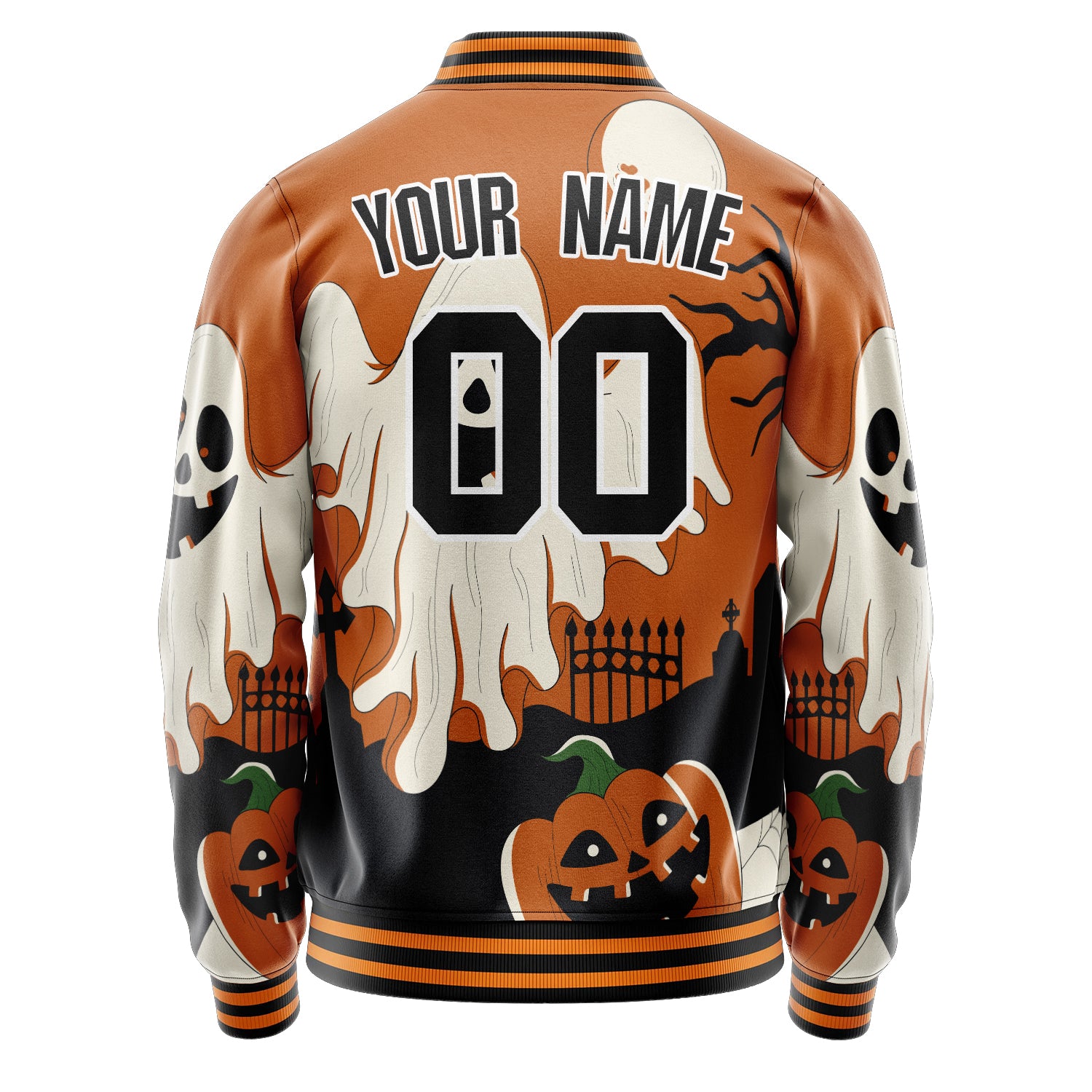 Maßgeschneidertes Braun Halloween Jacke