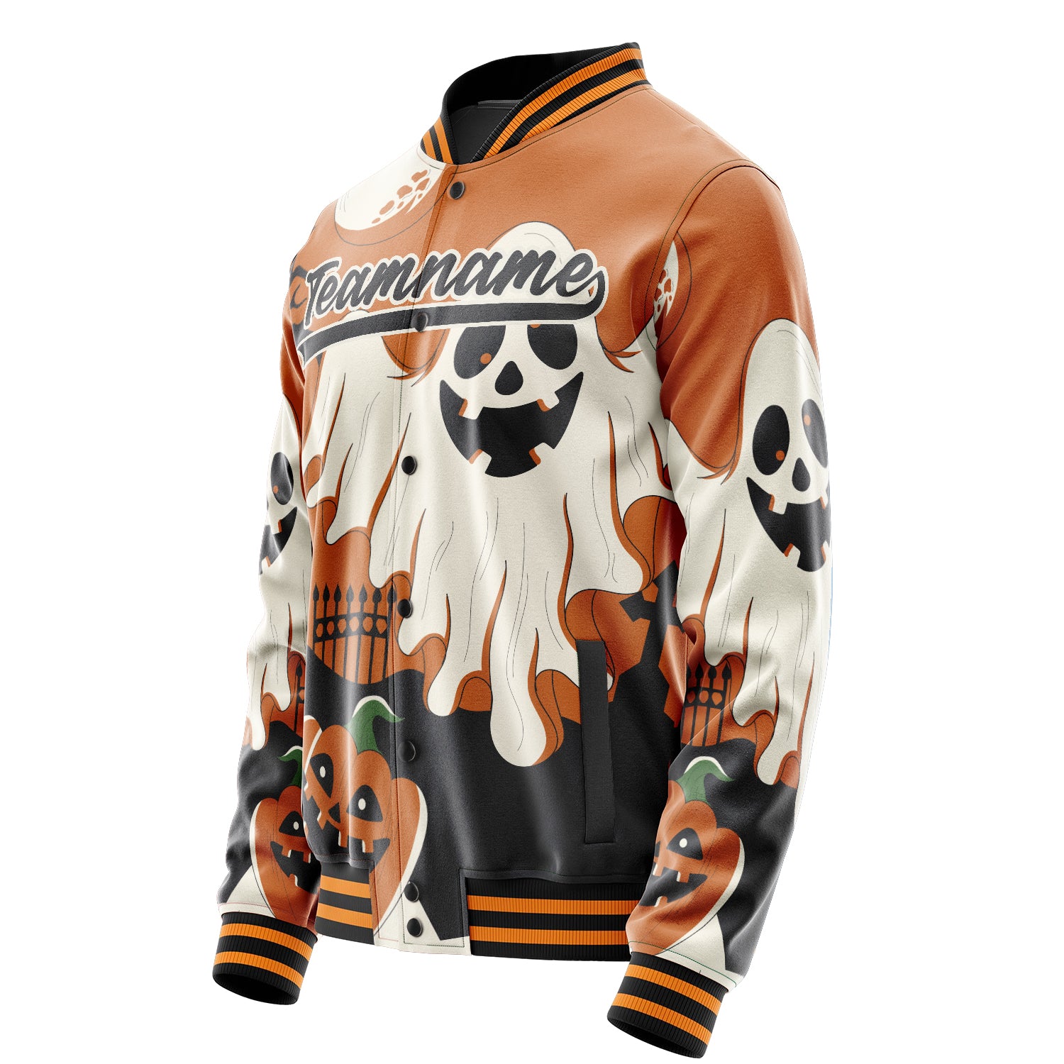 Maßgeschneidertes Braun Halloween Jacke