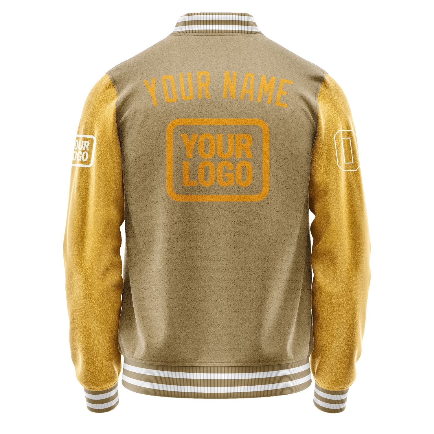 Maßgeschneidertes Hellkhaki Gelb Jacke JA252519251818191918