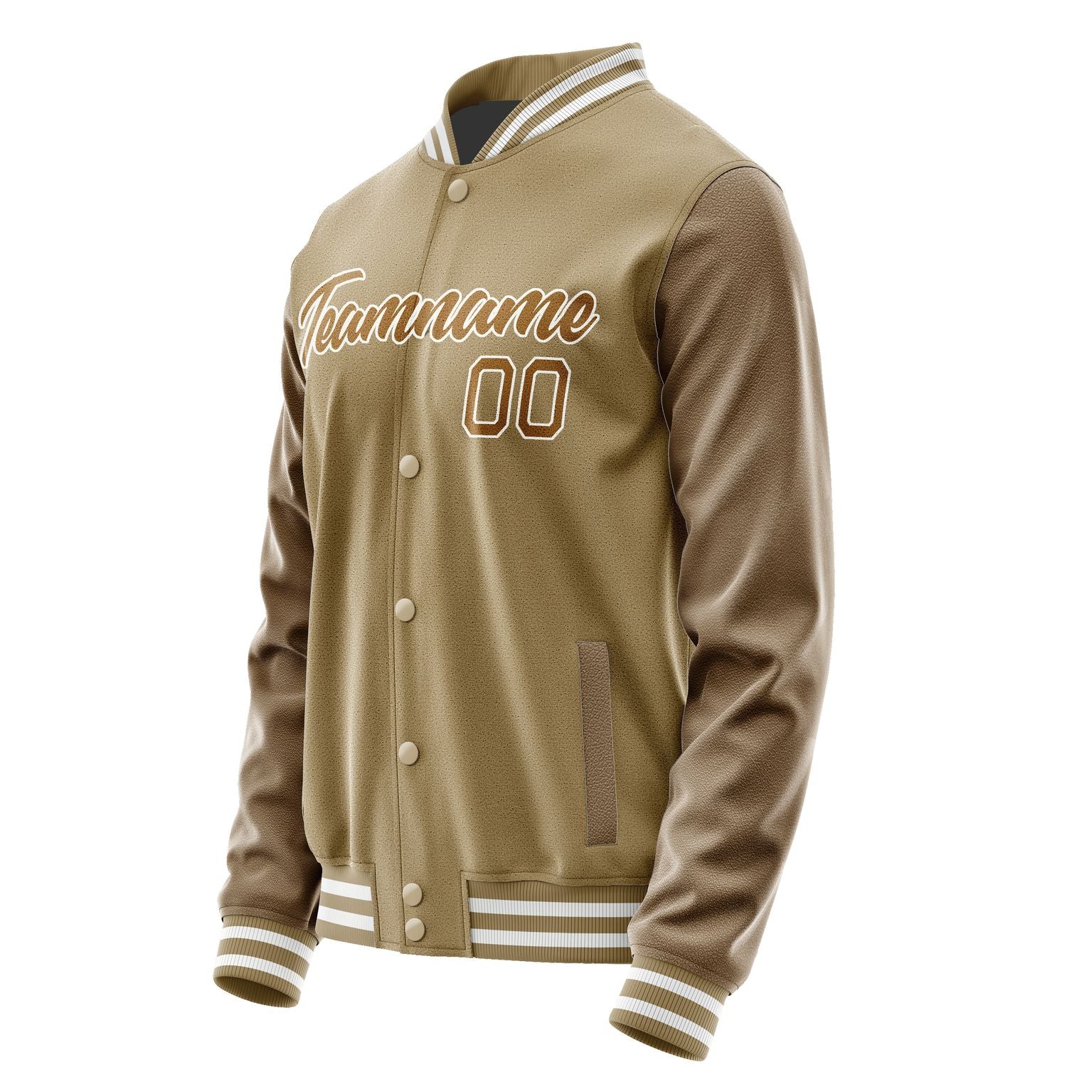 Maßgeschneidertes Hellkhaki Khaki Jacke JA2525222518B21822