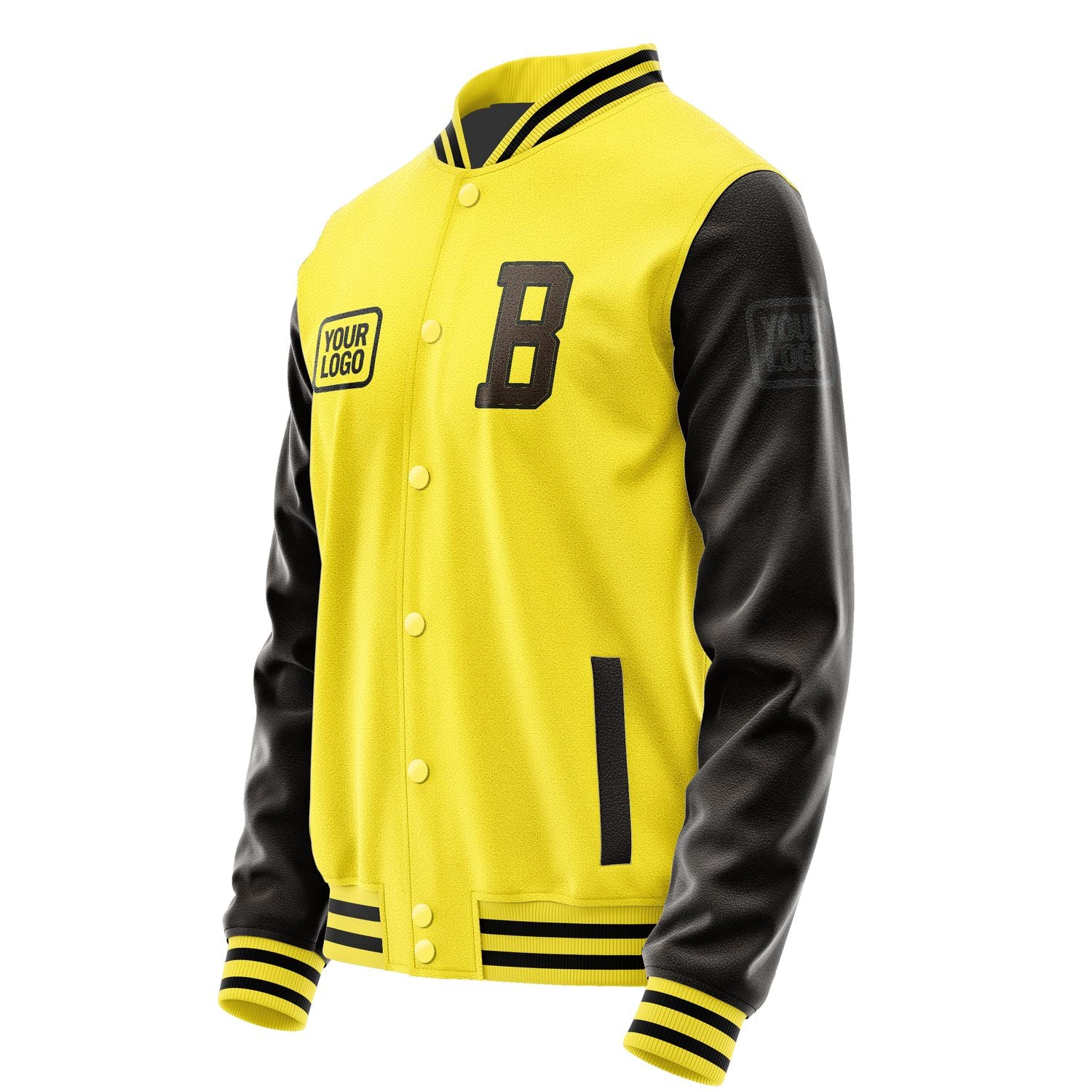 Maßgeschneidertes Blassgelb Braun Jacke JA262601261717010117