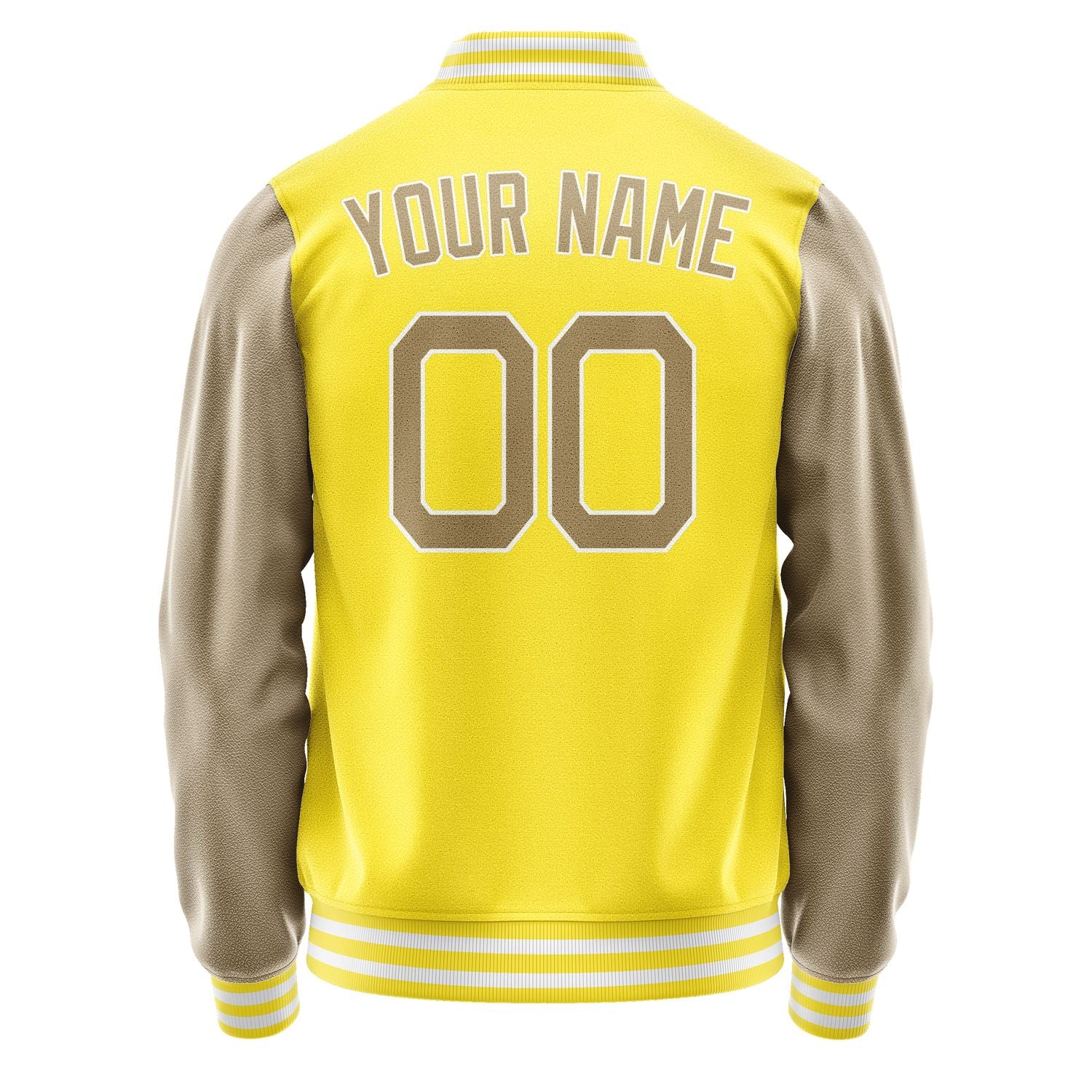 Maßgeschneidertes Blassgelb Hellkhaki Jacke JA2626252618B21825