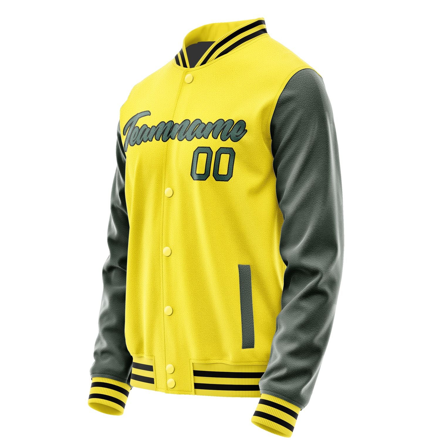 Maßgeschneidertes Blassgelb Blaugrün Jacke JA2626272617B21727