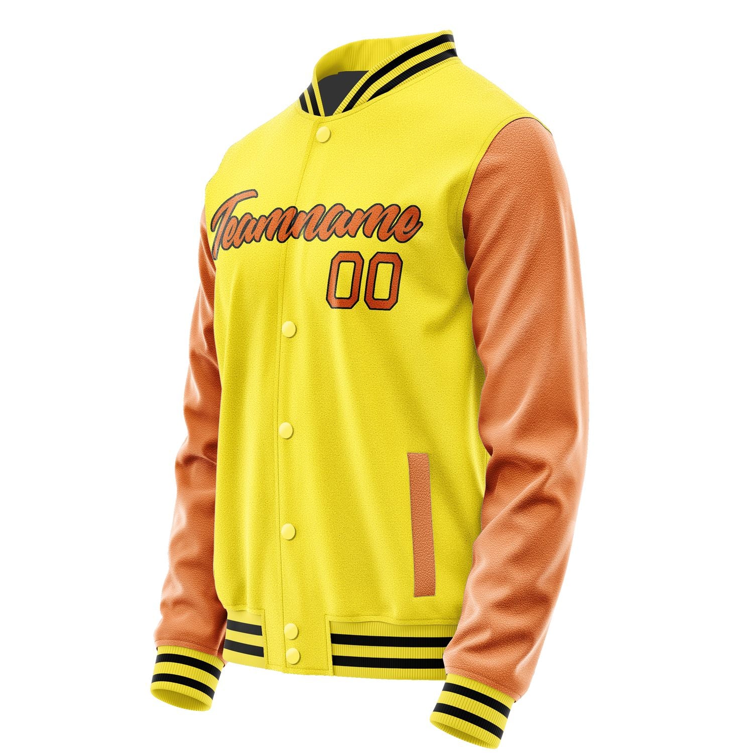 Maßgeschneidertes Blassgelb Orange Jacke JA2626282617B21728