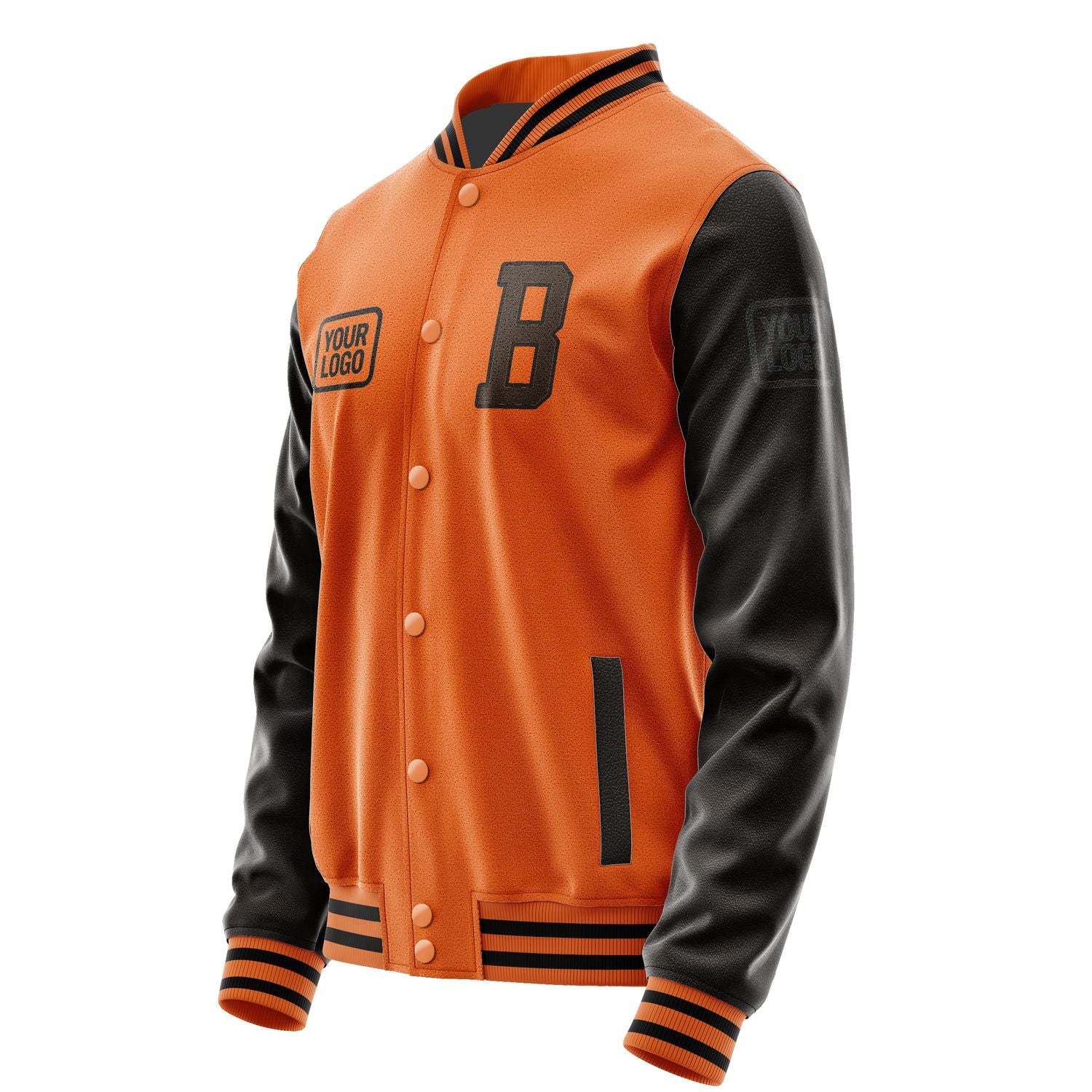 Maßgeschneidertes Orange Braun Jacke JA282801281717010117