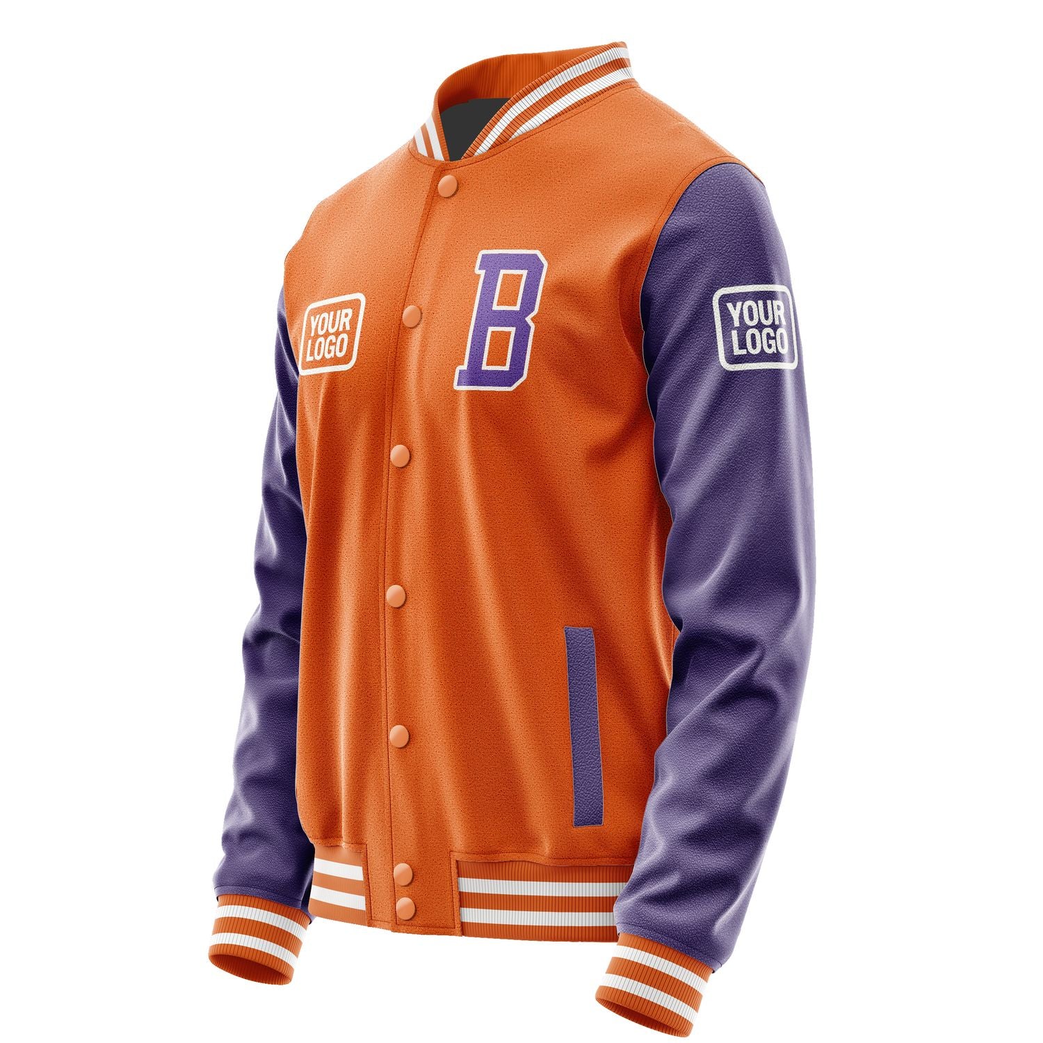 Maßgeschneidertes Orange Lavendel Jacke JA282823281818232318