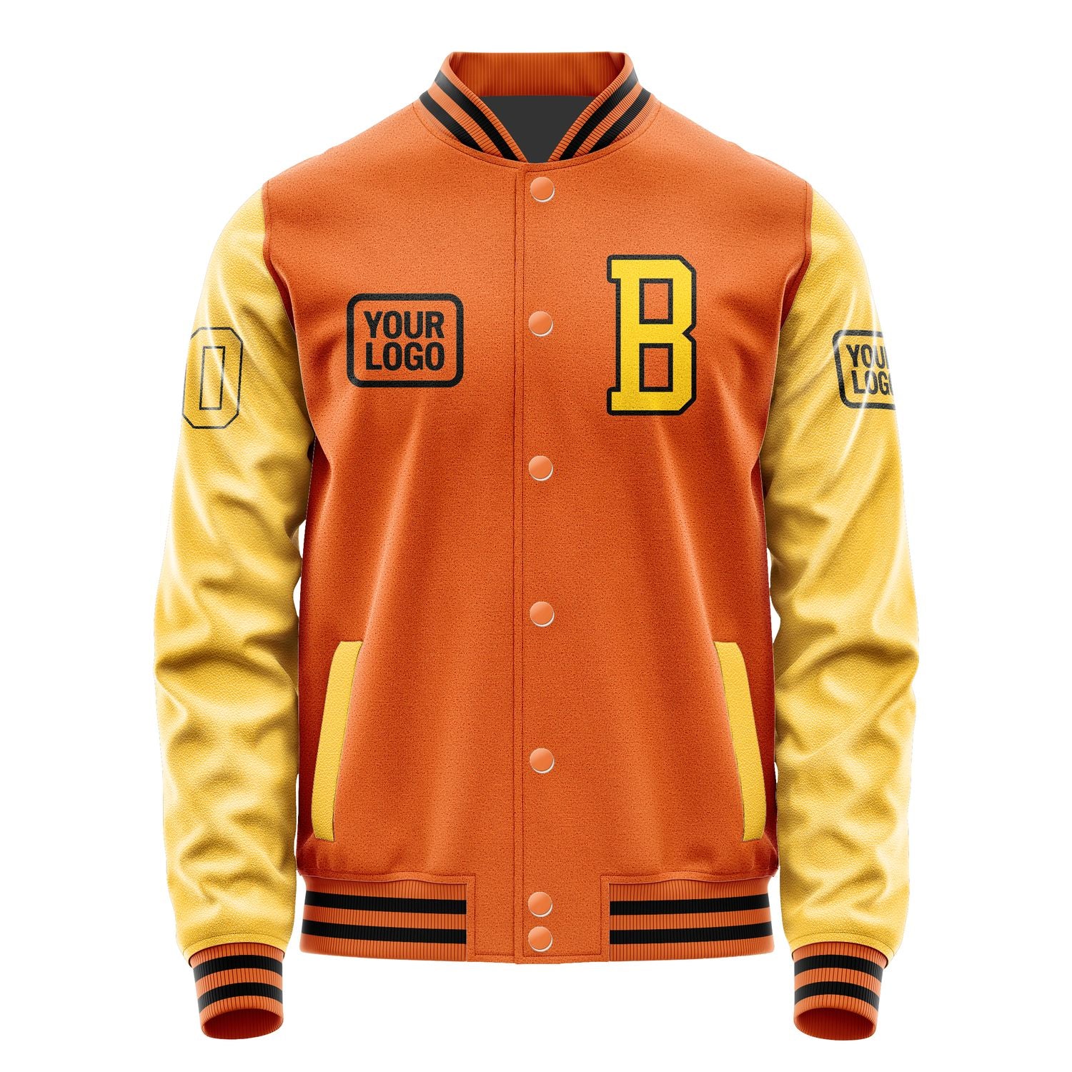 Maßgeschneidertes Orange Gold Jacke JA282830281717303017