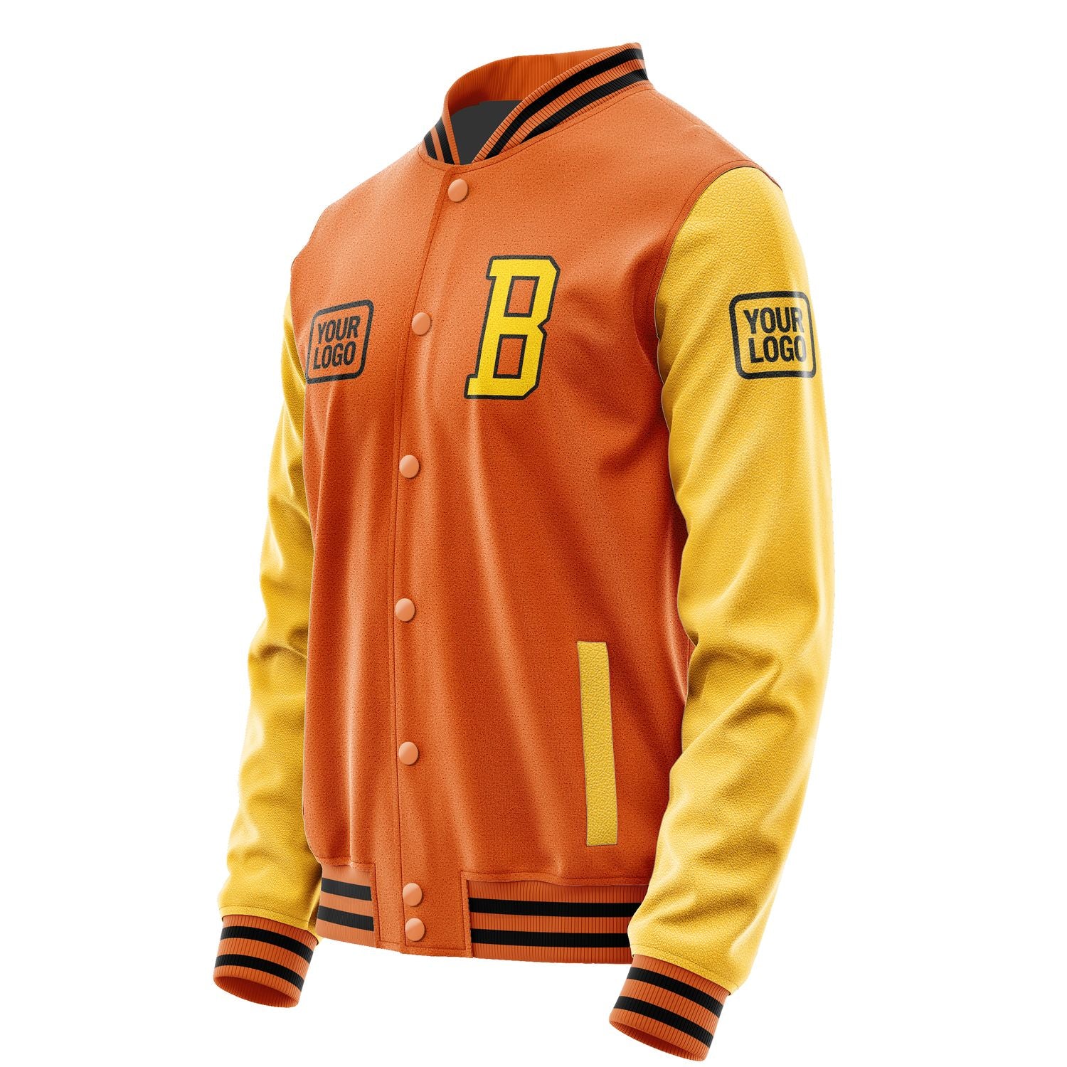 Maßgeschneidertes Orange Gold Jacke JA282830281717303017