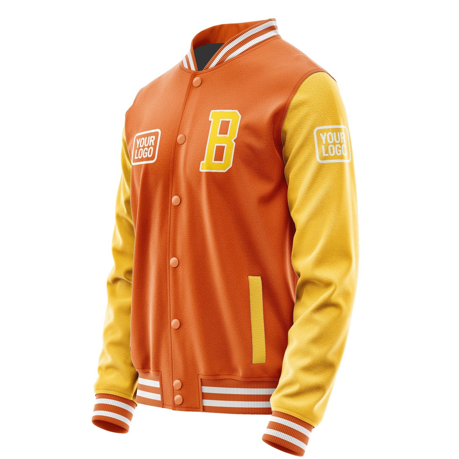 Maßgeschneidertes Orange Gold Jacke JA282830281818303018