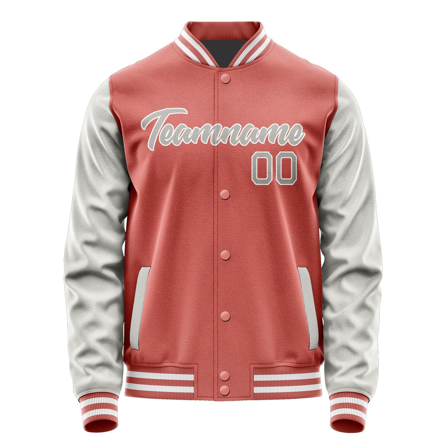 Maßgeschneidertes Kupferrose Grau Jacke JA2929042917B21704