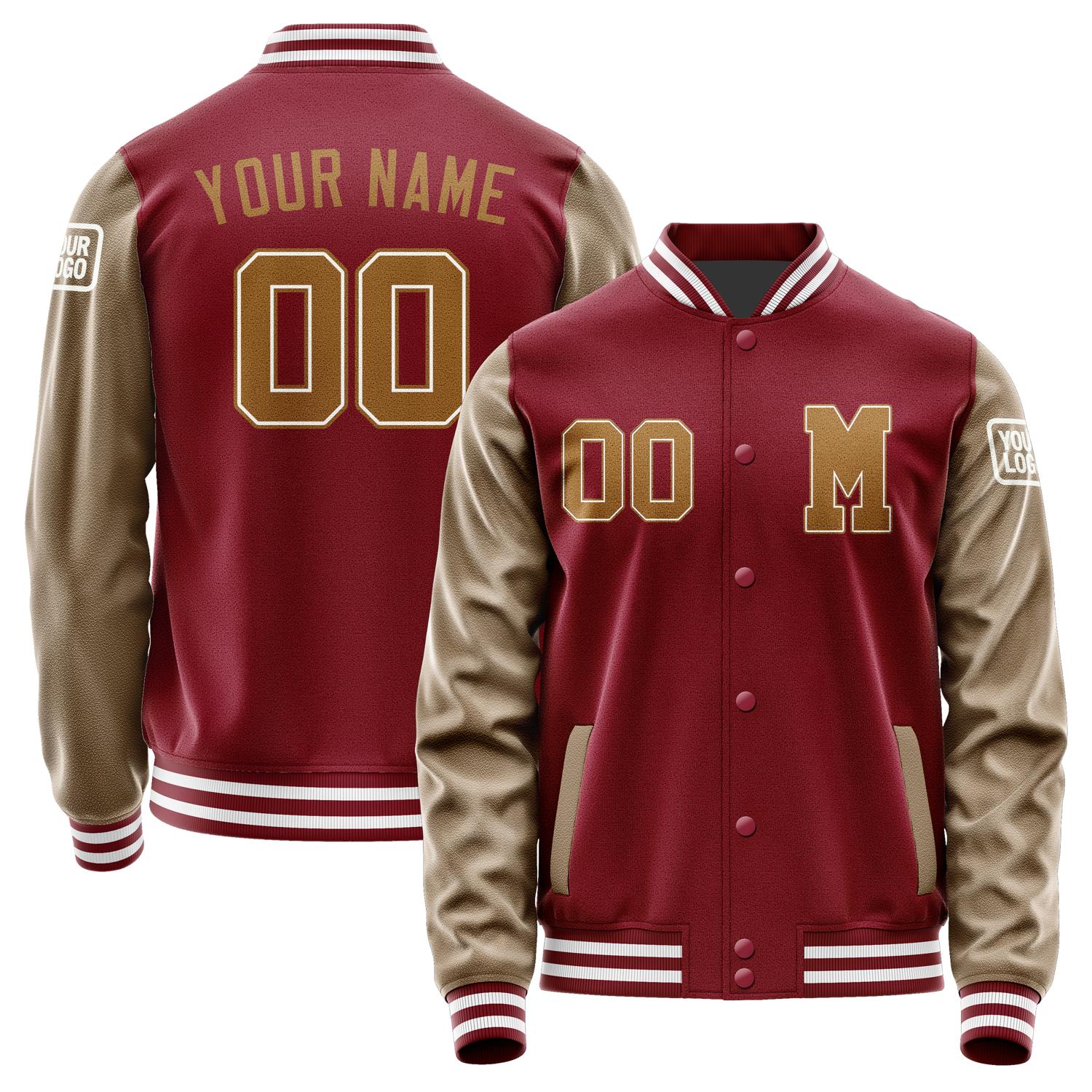 Maßgeschneidertes Karmesinrot Khaki Jacke JB1515221518221818