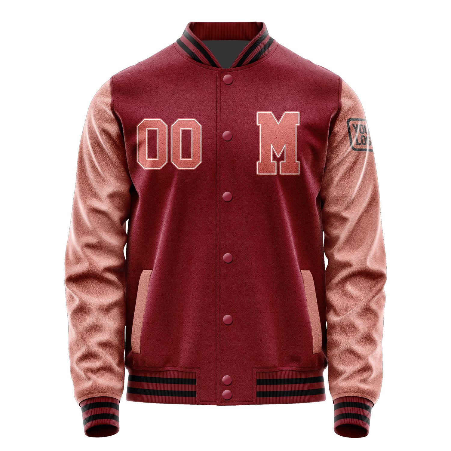 Maßgeschneidertes Karmesinrot Kupferrose Jacke JB1515291517291817