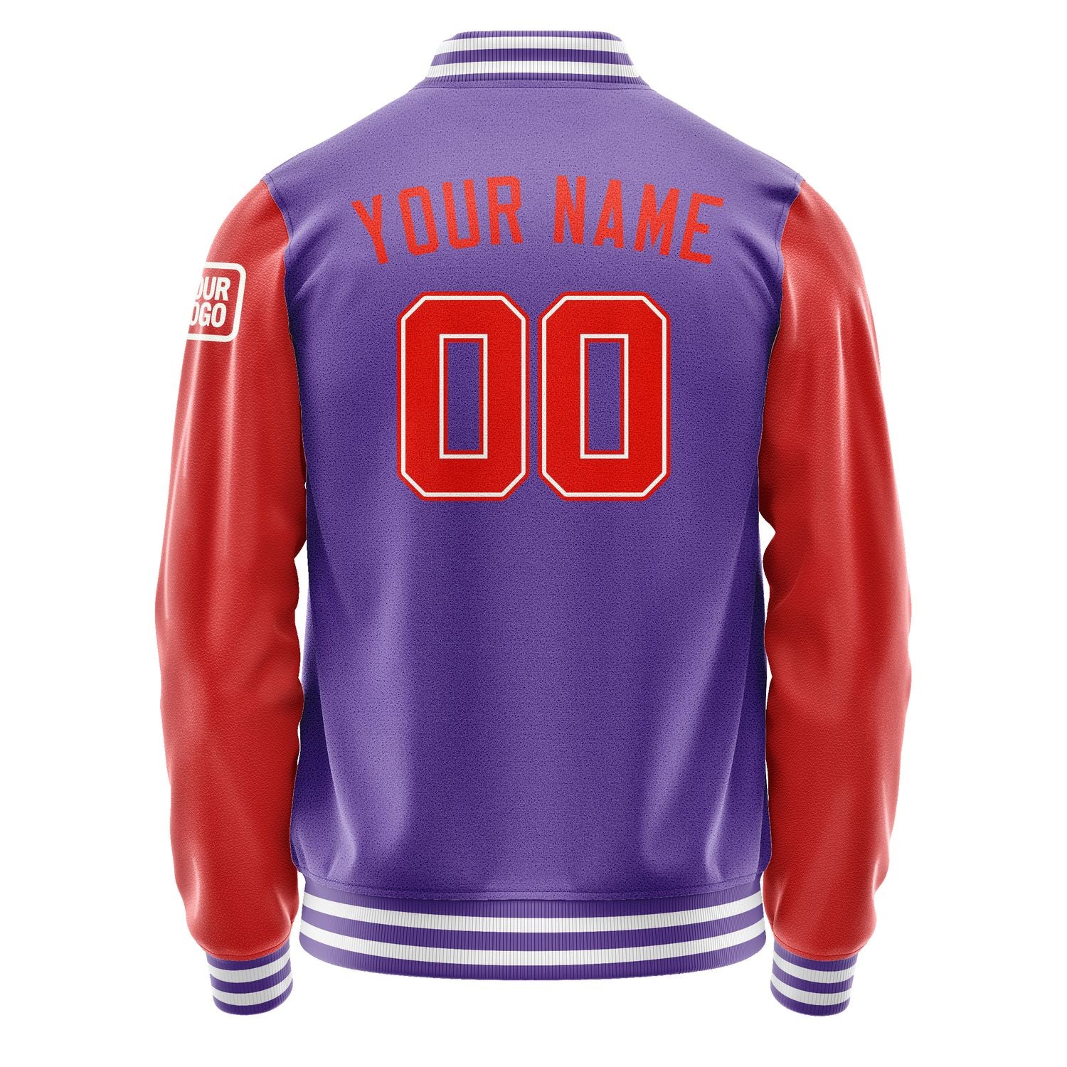 Maßgeschneidertes Lavendel Orangerot Jacke JB2323122318121818