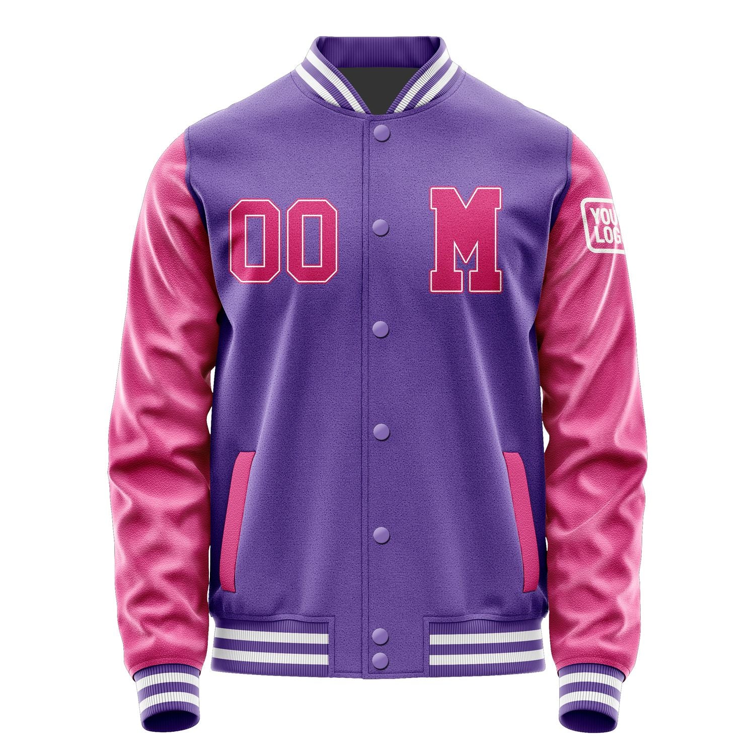 Maßgeschneidertes Lavendel Rosarot Jacke JB2323132318131818