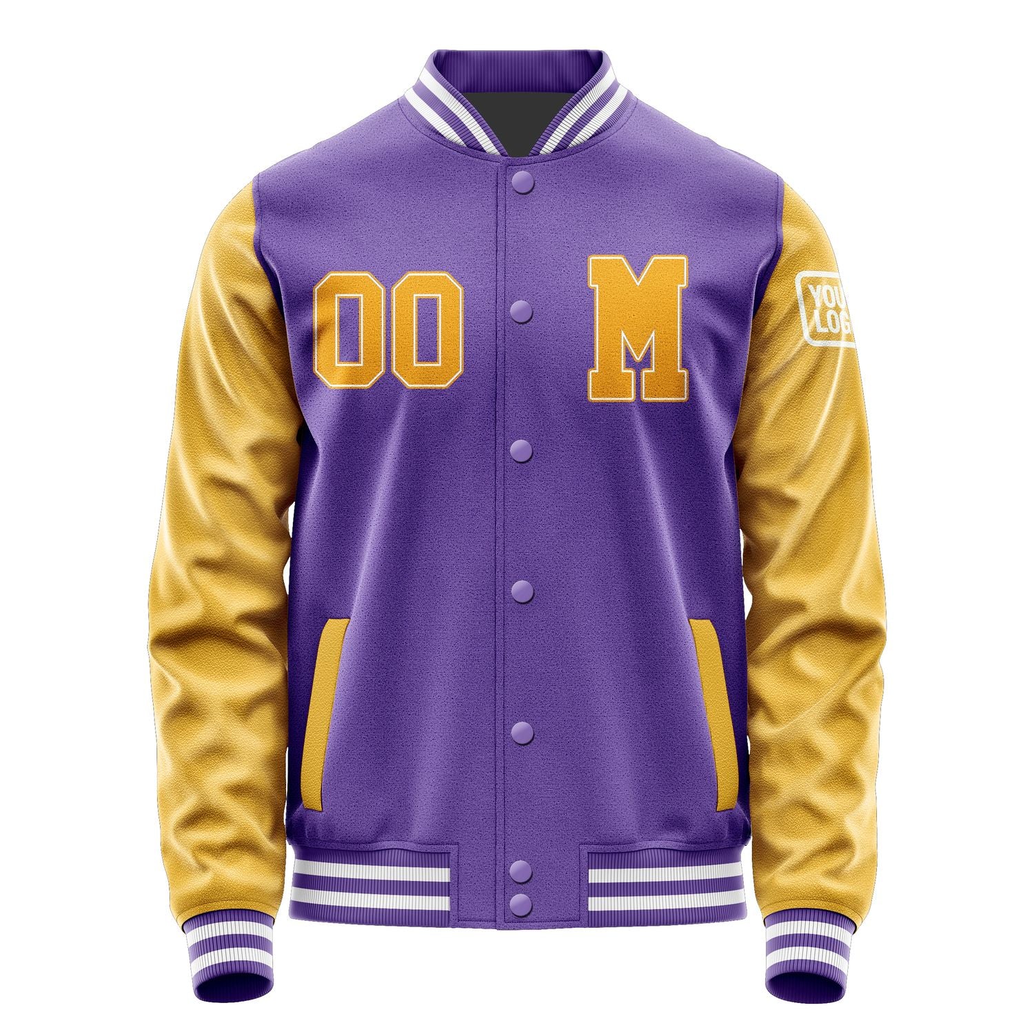 Maßgeschneidertes Lavendel Gelb Jacke JB2323192318191818
