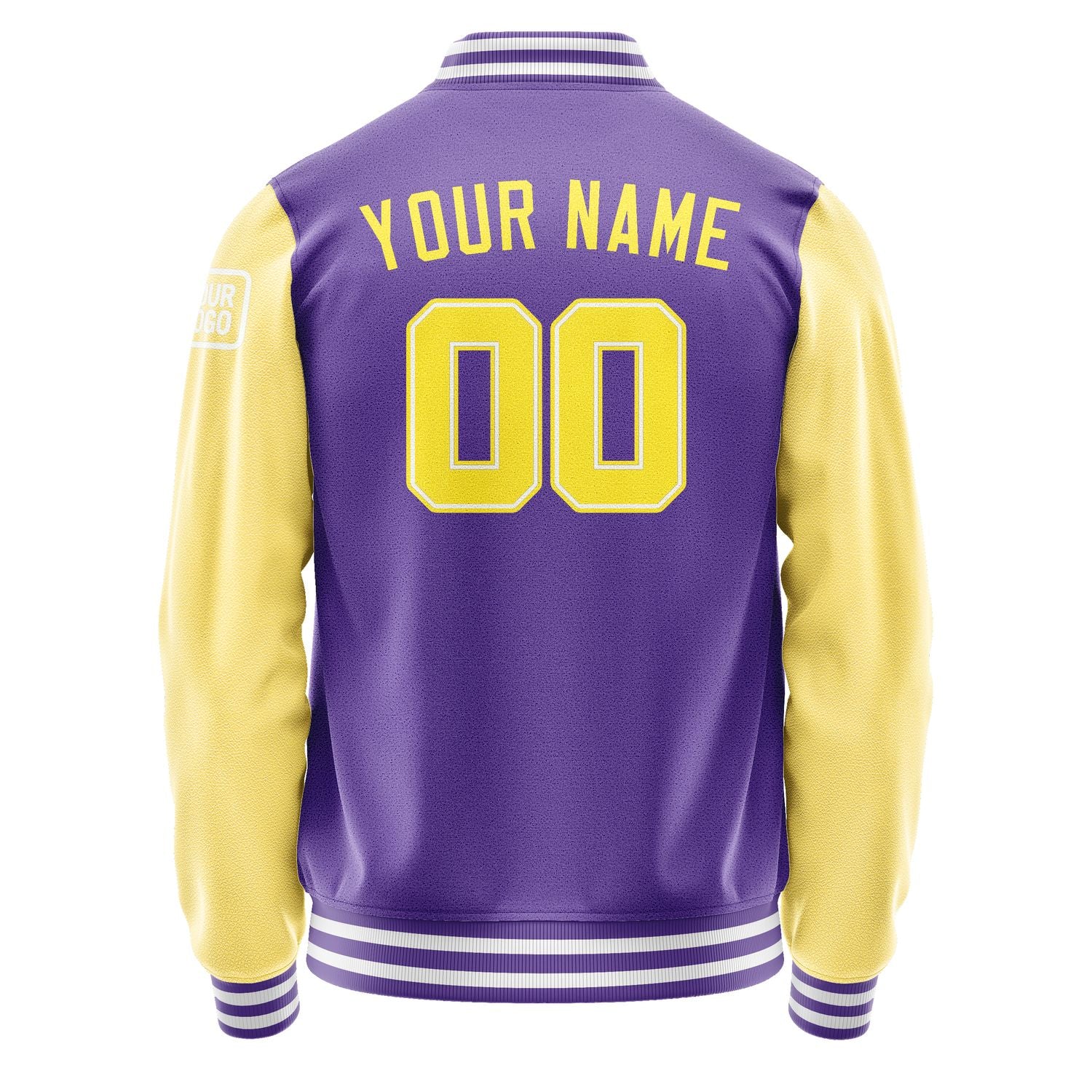 Maßgeschneidertes Lavendel Blassgelb Jacke JB2323262318261818