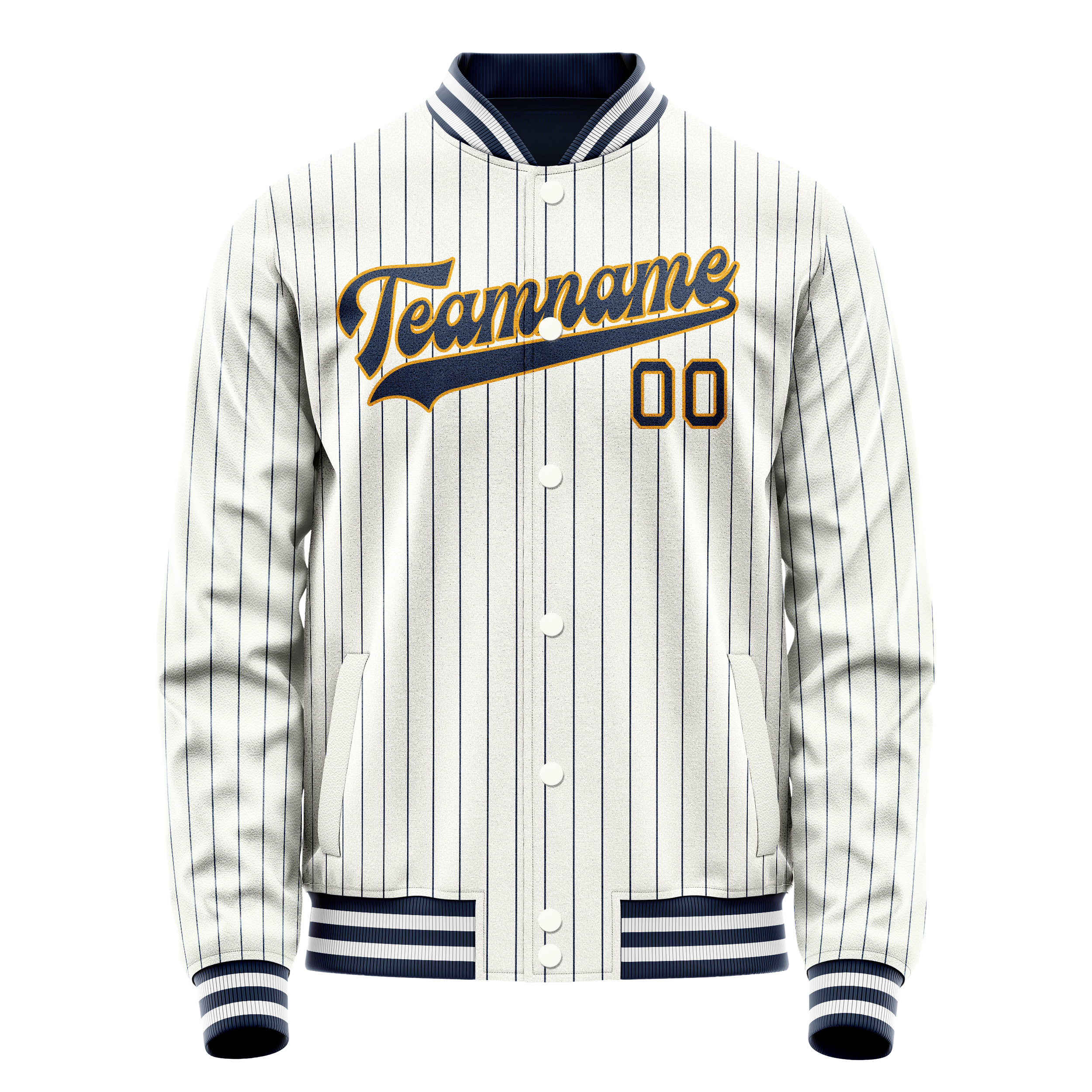 Maßgeschneidertes Weiß Lila Jacke